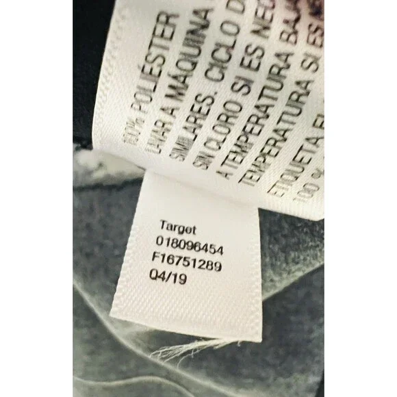 A New Day Women's Size Medium M Floral Print Long Sleeve Dress Black Floral - Picture 7 of 8